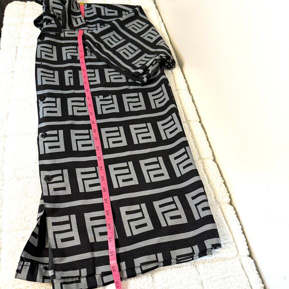 The Funktion Wear Men's Button Down Short Sleeve Shirt XL Classic Soft Hipster - Picture 10 of 11